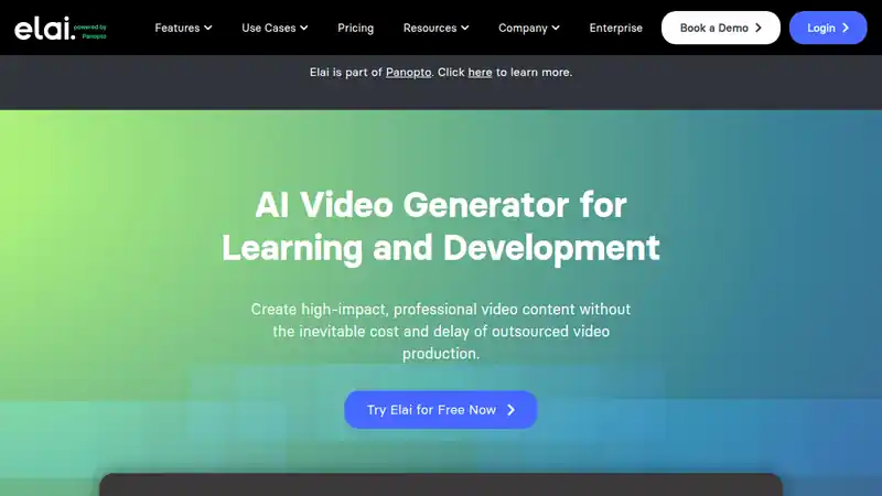 The Elai website