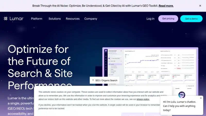 The Lumar website